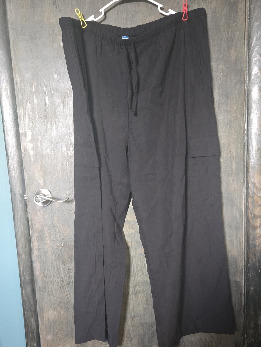 Old Navy Black Wide-Leg High-Rise Pants